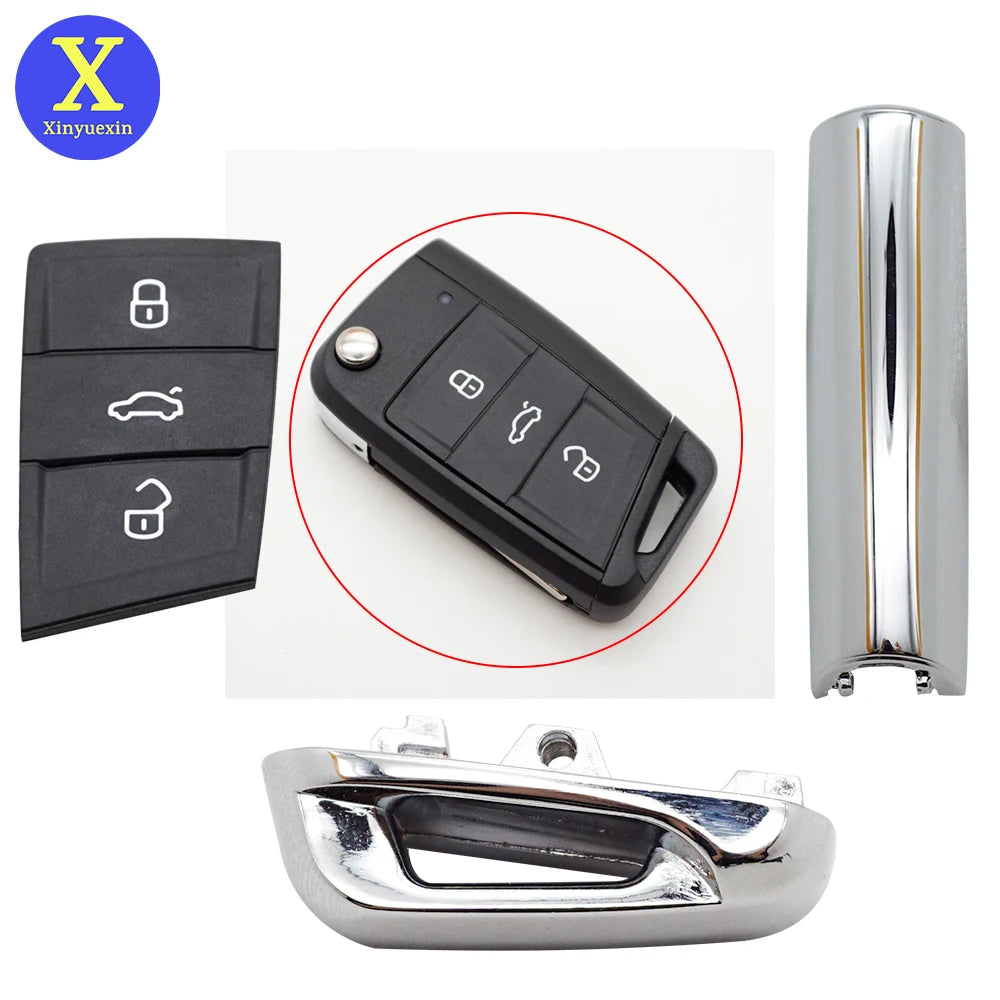 Schlüsselhüllen Set für VW Golf 7 MK7 & Skoda Octavia A7 – SwissGlanzGarage Ansicht 2