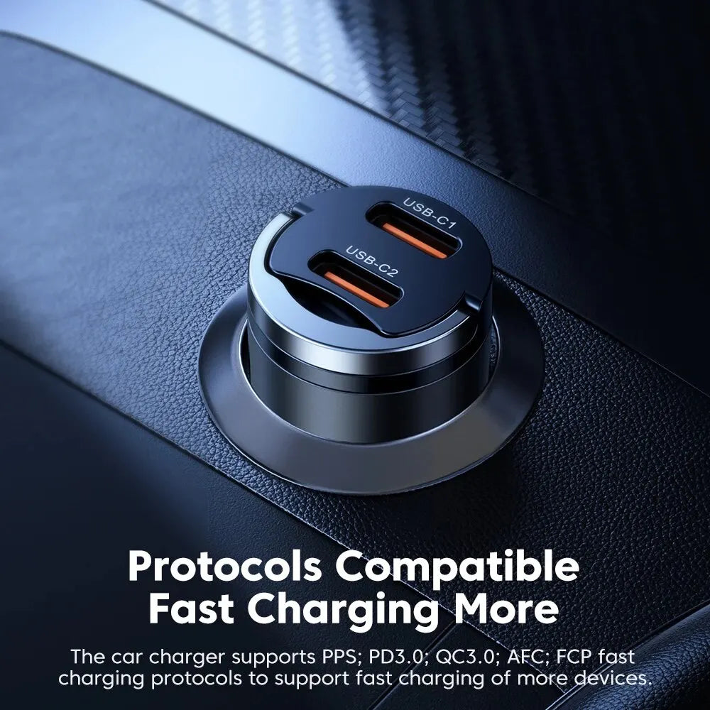 Toocki Mini PD 45W USB-C Auto-Ladegerät – SwissGlanzGarage Ansicht 6