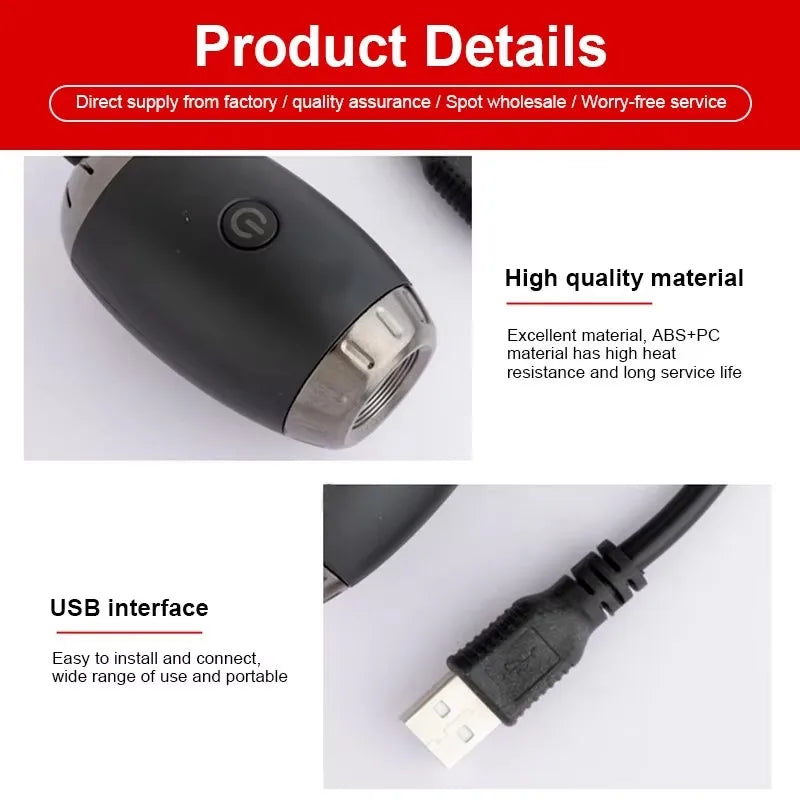 USB Auto-Ambiente-Projektor-Licht Auto-Innenraum-Ambientebeleuchtung