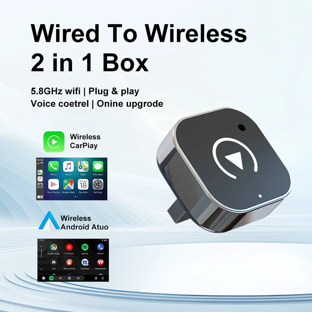 Kabellos CarPlay Adapter 2-in-1 Dongle – SwissGlanzGarage Ansicht 5