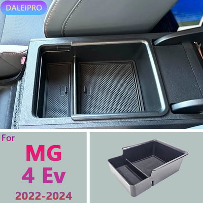 Für MG 4 EV 2022 2023 2024 Auto Armlehne Box Center Konsole Organizer Fach Lagerung Box Telefon Halter Auto innen Zub...