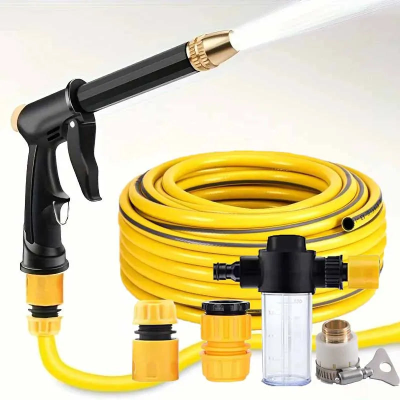 10M Hochdruck-Wasserpistole Haushalt Autowaschwasser Schwarz Autowaschanlage Ein