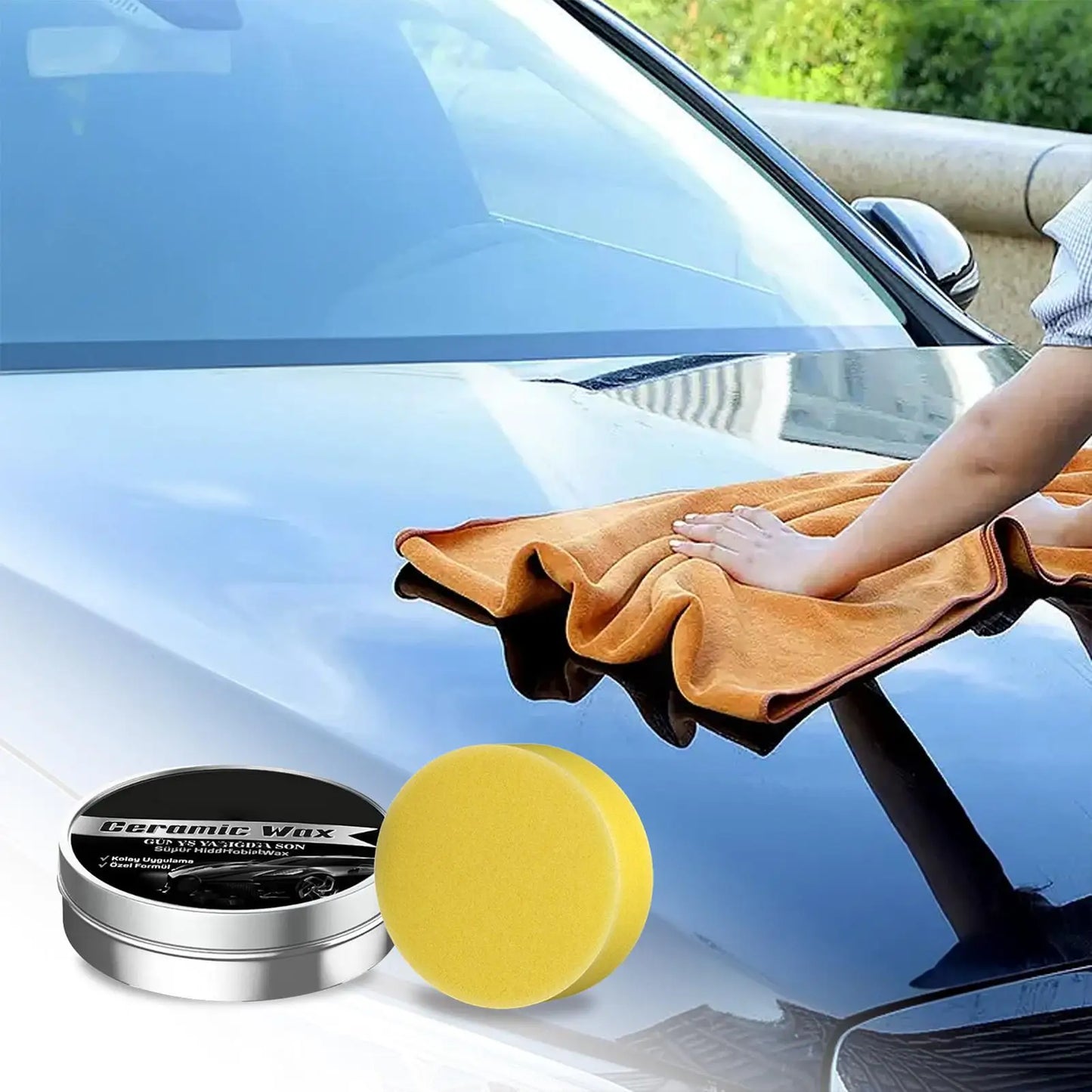Keramik Auto Beschichtung Creme Wasserdicht Glänzend Farbe Schutz Wachs Auto Swirl Entferner Kratzer Reparatur Paste ...