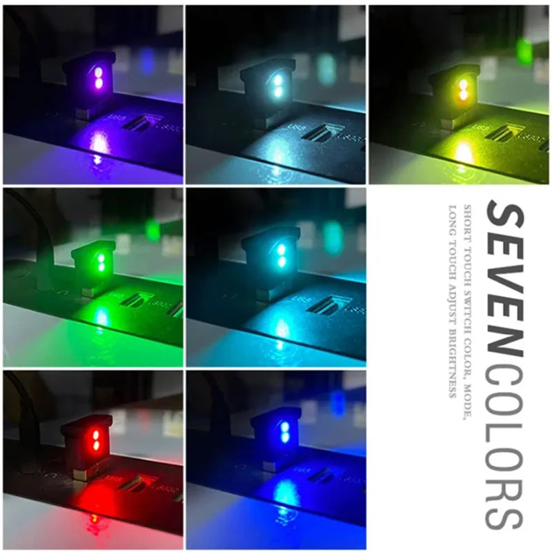Mini USB LED Auto Ambiente Beleuchtung – SwissGlanzGarage Ansicht 6
