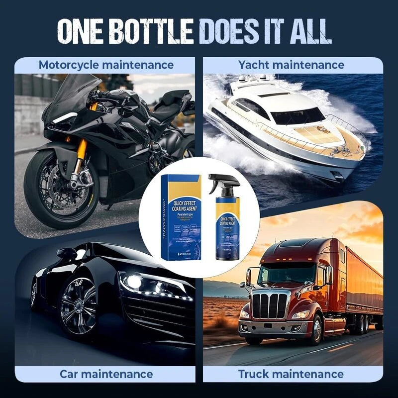 120ML Auto-Beschichtungsspray Keramikbeschichtungsspray für Fahrzeuge Kratzerentferner für hohe Schutzklasse und lang...