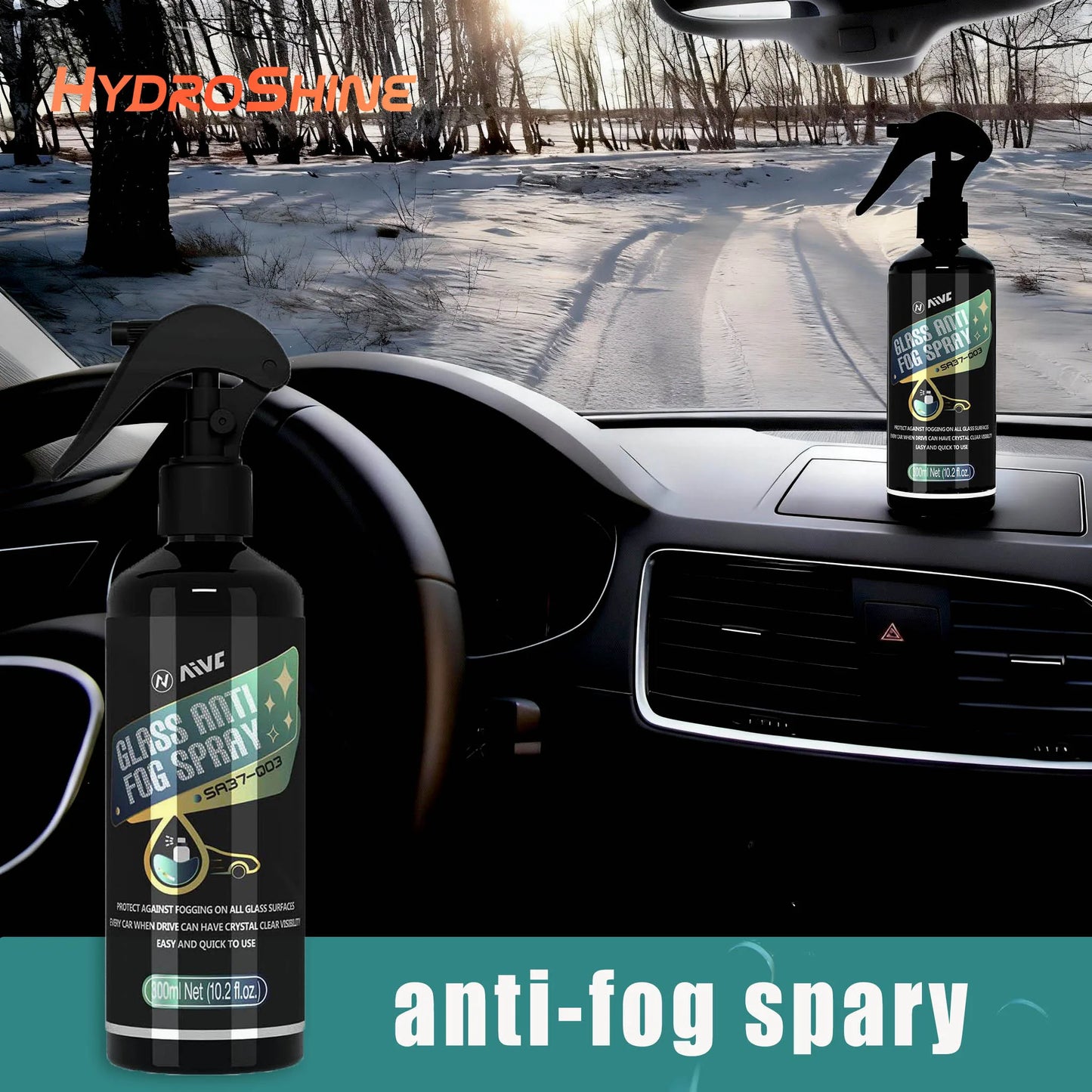 Glas Anti Nebel Spray Anti-Fog Windschutzscheibe Auto Glas Defogger Glas Reiniger Langlebige Reinigung Flüssigkeit Fü...