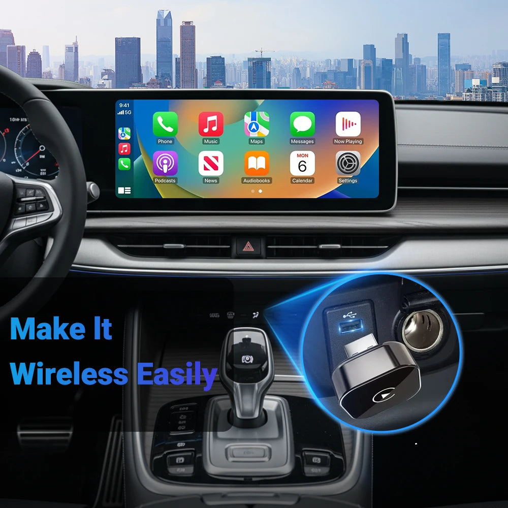 Kabellos CarPlay Adapter Plug & Play – SwissGlanzGarage Ansicht 2