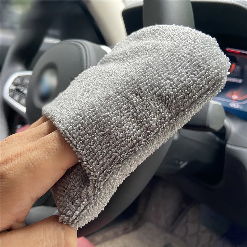 Mikrofaser-Waschhandschuh Set – SwissGlanzGarage Ansicht 3