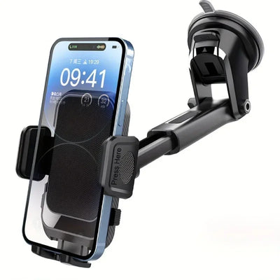 Saugnapf-Autotelefonhalter, Ein-Knopf-Verriegelungshalterung für 