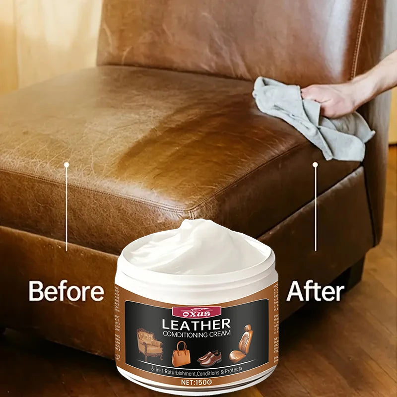 Auto-Ledersitz-Conditioner Creme – Auto-Innenraum-Restaurator für Sofa