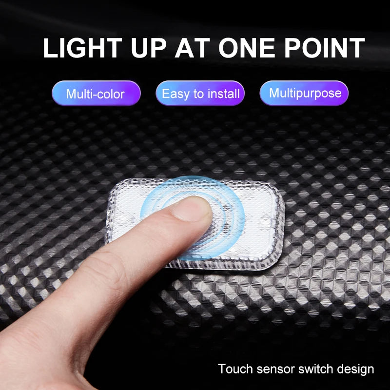 LED Touch Auto Innenraumbeleuchtung – SwissGlanzGarage Ansicht 3