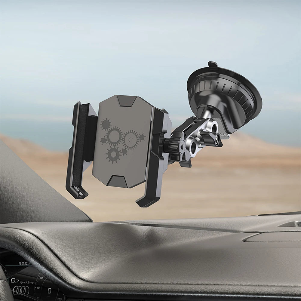 Auto-Handyhalterung mit Starker Saugkraft, Verstellbare Handyhalterung für Autofenster und Windschutzscheibe