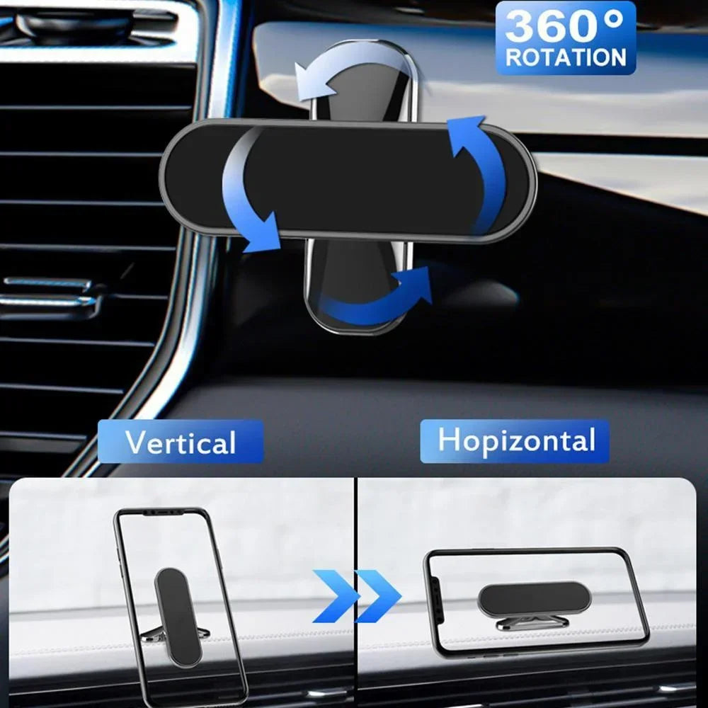 360-Grad-Magnet-Autotelefonhalter, universelle Armaturenbretthalterung, zum Aufkleben auf Telefonständer für Mobiltel...