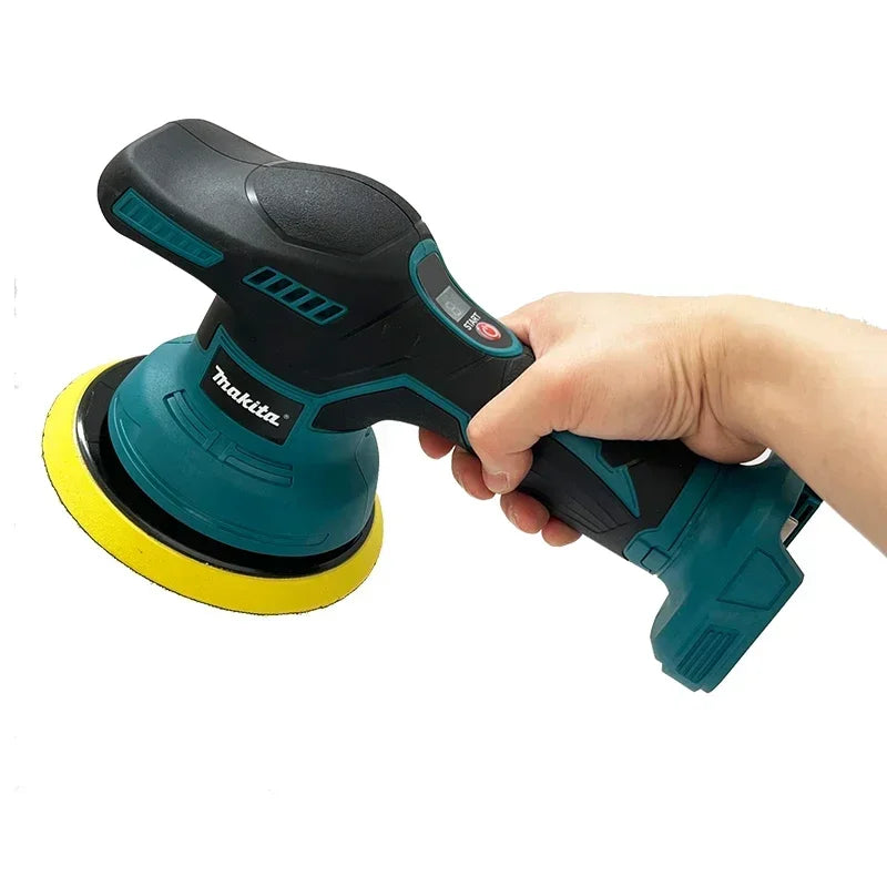 Makita Akku-Poliermaschine 8 Gänge Digital-Display 18V für Autoaufbereitung