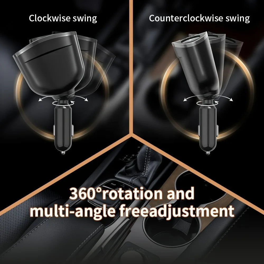 Dual USB Ladegerät mit Display 12V – SwissGlanzGarage Ansicht 4