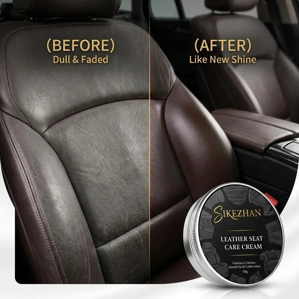 Auto-Innenraum-Lederpflege All-in-One-Creme: Tiefenreinigung
