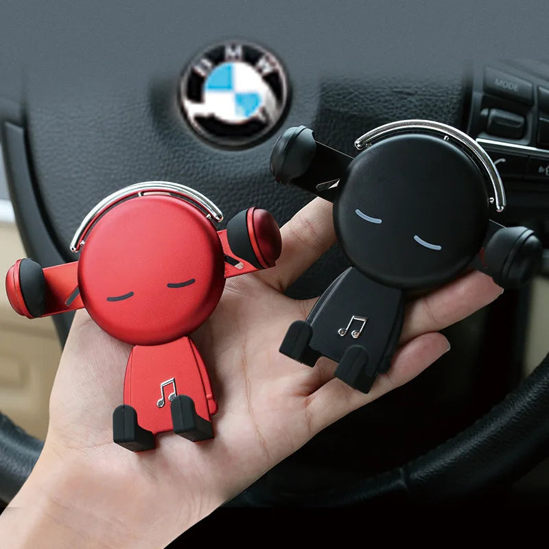 Schwerkraft Auto Telefon Halter Air Vent Clip Universal Multifunktionale Auto Telefon Halterung für IPhone Xiaomi Sam...