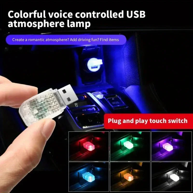 Auto Led Licht Auto Innen Atmosphäre USB Neon Umgebungs Licht RGB