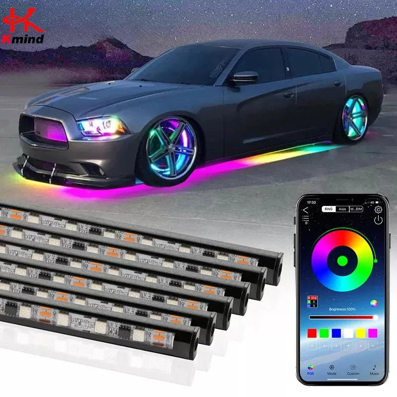 Auto Underglow Neon LED Lichter für Chassis Streifen…