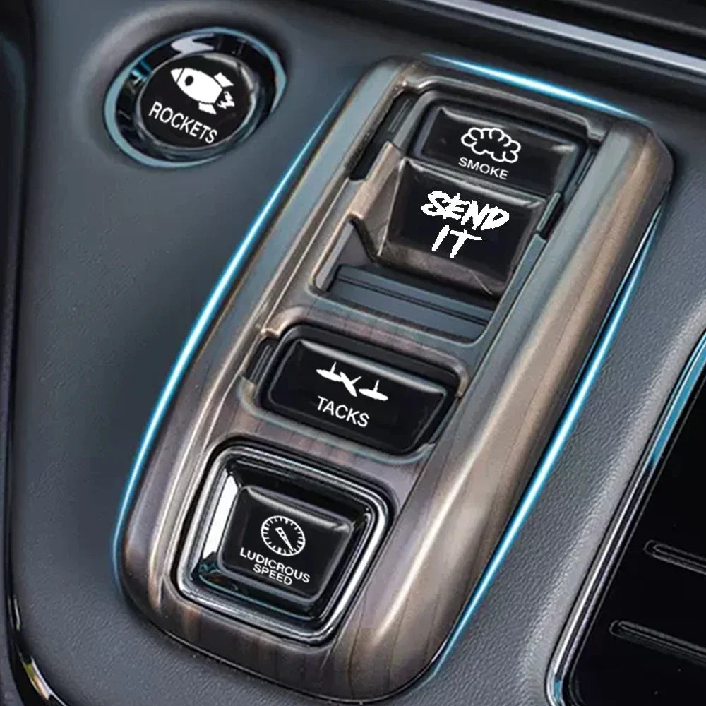 Auto-Schalter Aufkleber Set – SwissGlanzGarage Ansicht 5