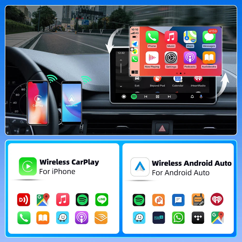 2in1 Kabellos CarPlay Dongle