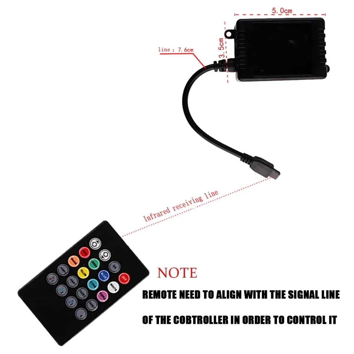 Universal Auto RGB Umgebungs Lichter LED Streifen Innen Atmosphäre