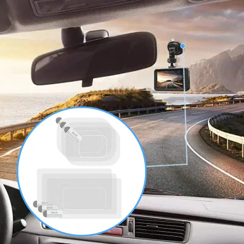 Windschutzscheiben-Aufkleber für Dashcam – SwissGlanzGarage Ansicht 2