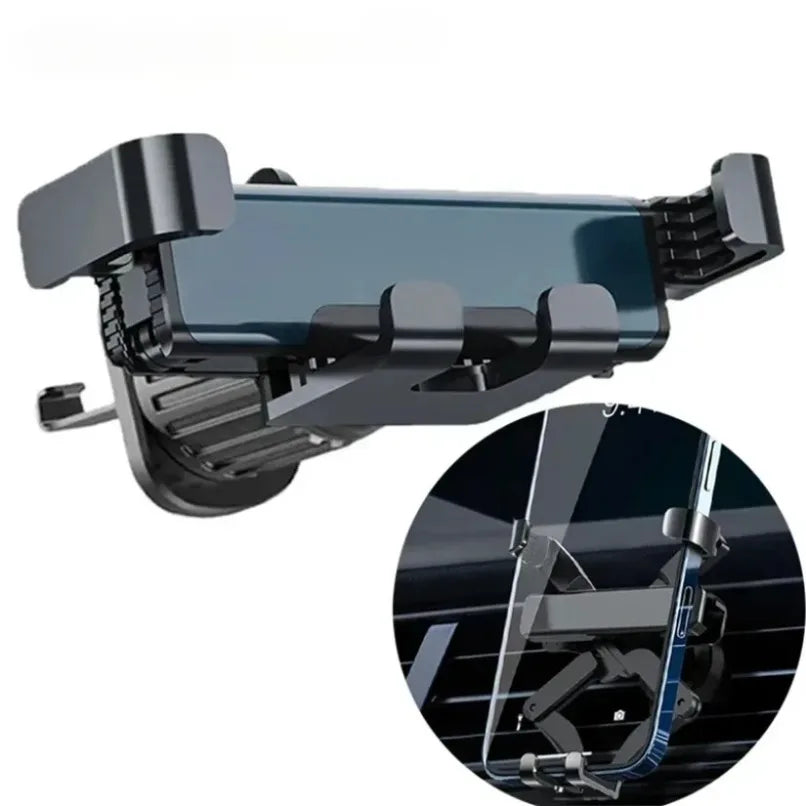 Schwerkraft-Auto-Handyhalterung für Lüftungsschlitze, automatische Verriegelung, Anti-Rüttel, stabil, verstellbar für...
