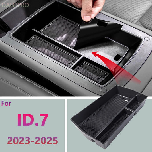 Für Volkswagen VW ID.7 ID7 Auto Mittelkonsole Organizer Fach Laye