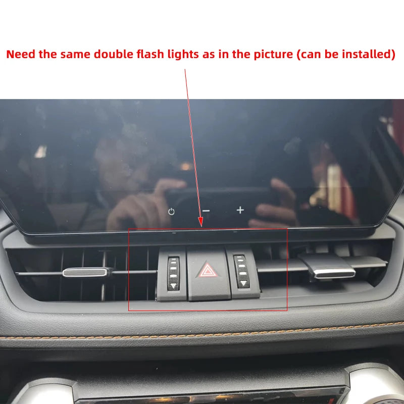 Magnetische drahtlose lade Auto Telefon Halter Für Toyota RAV4 2020 2021 2022 2023 2024 Feste Halterung Basis Speziel...