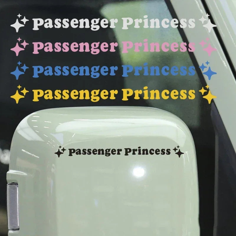 Spiegelaufkleber Passenger Princess – SwissGlanzGarage Ansicht 5