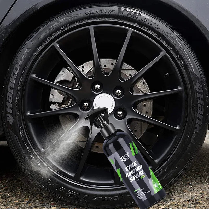 Reifen-Coating-Spray hydrophob Hochglanz Schwarz | SwissGlanzGarage