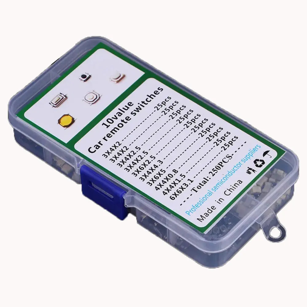 100 Stück Taster-Set für Auto-Elektronik – SwissGlanzGarage Ansicht 5