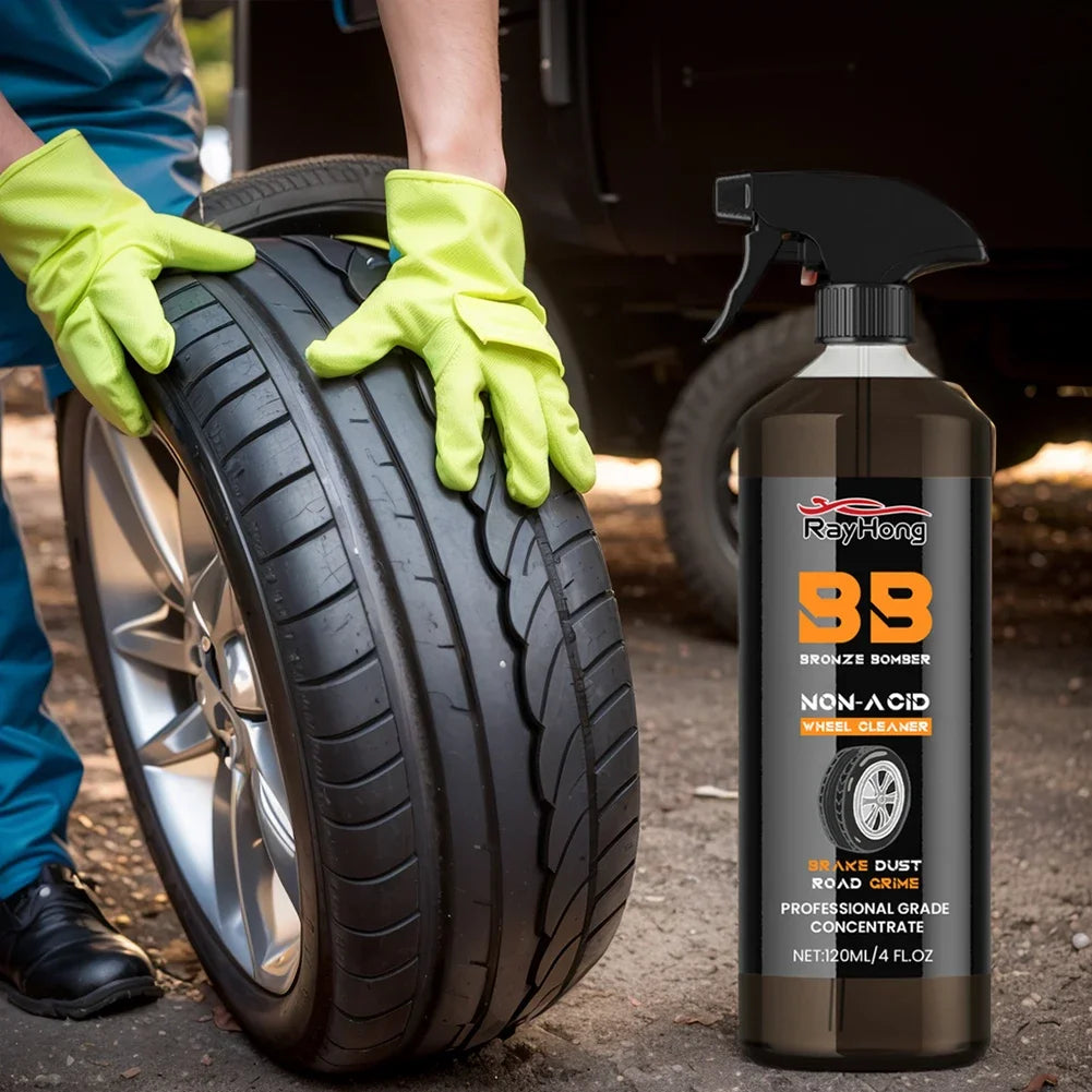 Leistungs starker Rad reiniger 120ml leistungs starkes Felgenbremsbuster-Sprüh auto mit Details zum Entfernen von Bre...