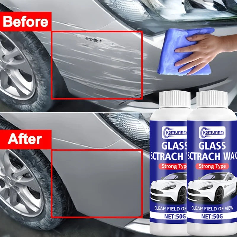 Auto-Kratzerentferner: Politurpaste zur Reparatur von Lackschäden und Wirbelspuren auf der Karosserie – Schleifmittel...