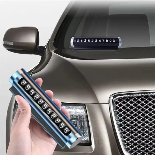 Metall Auto Parkkarte mit Nummern – SwissGlanzGarage Ansicht 2