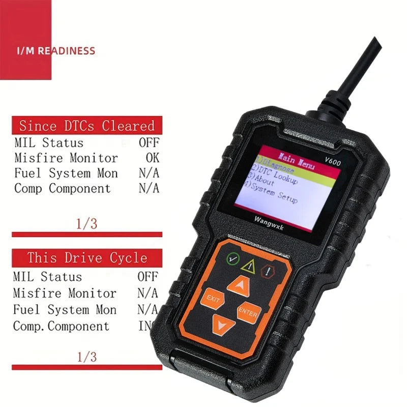 V600 OBD2-Diagnosegerät – SwissGlanzGarage Ansicht 3
