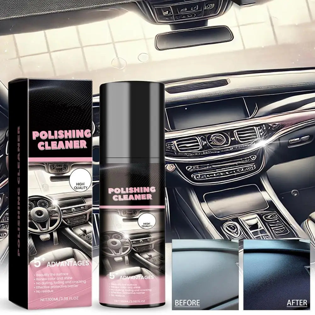 100ml Professioneller Autoinnenraum-Restaurator & Polierreiniger-Spray