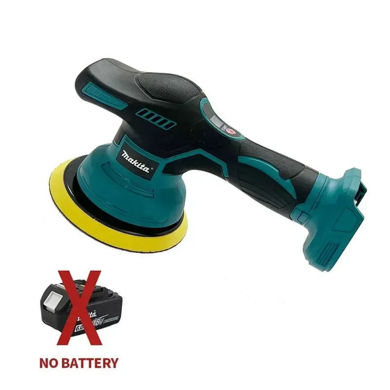 Makita Akku-Poliermaschine 8 Gänge Digital-Display 18V für Autoaufbereitung