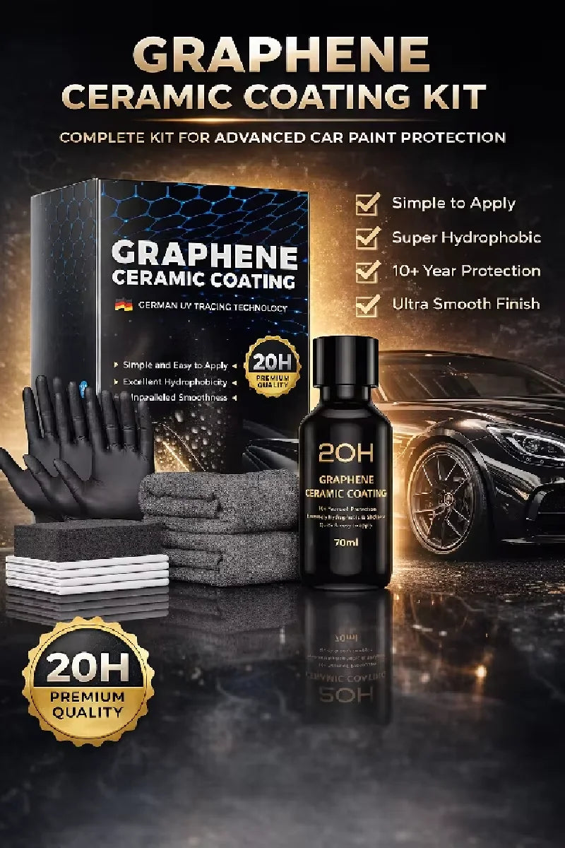 20H Fortschrittliche Nano-Graphen-Keramikbeschichtung 70ml UV-Technologie Extrem Hydrophobe Auto-Keramikbeschichtungs...