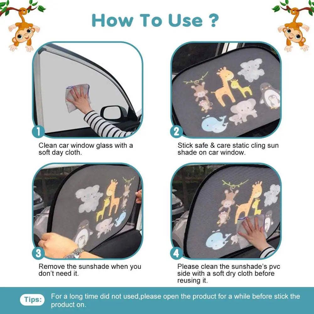 Auto-Sonnenschutz faltbar – für die Seitenfenster – SwissGlanzGarage Ansicht 4