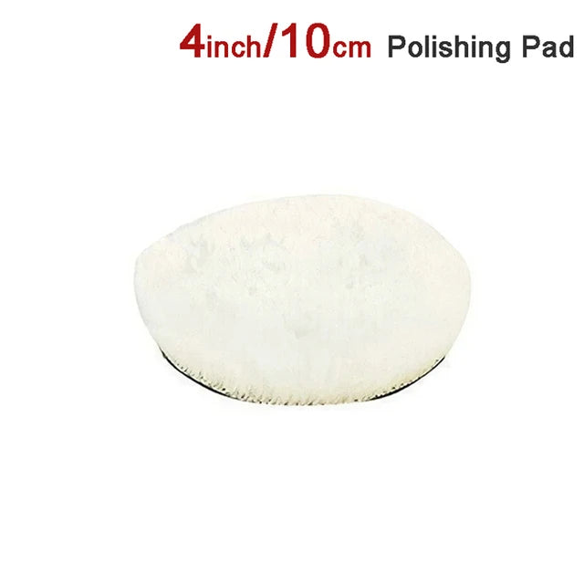 Woll-Polierscheiben-Set 3/4/5 Zoll – Kunstwolle-Pads für Lackpolitur & Wachsen