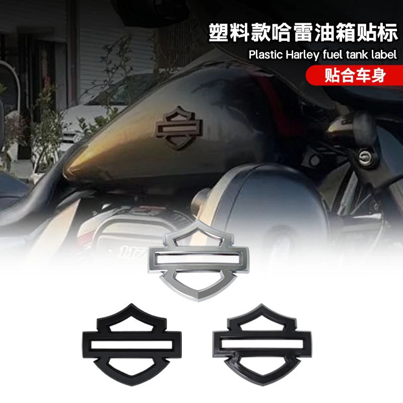 Harley Davidson 3D Auto-Aufkleber Set – SwissGlanzGarage Ansicht 3