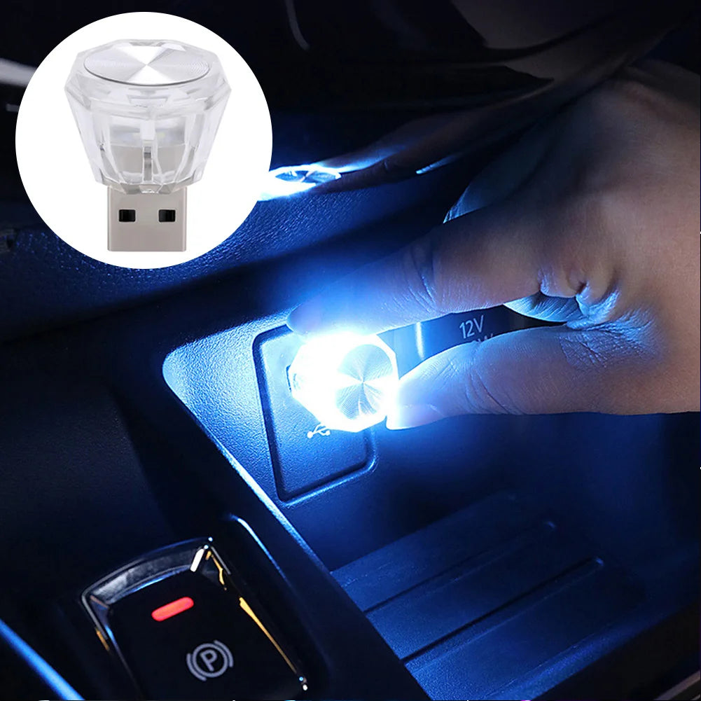 USB Auto LED Atmosphäre Licht Dekorative Lampen für Auto Innen Umwelt