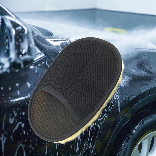 Mikrofaser-Waschhandschuh – SwissGlanzGarage Ansicht 3