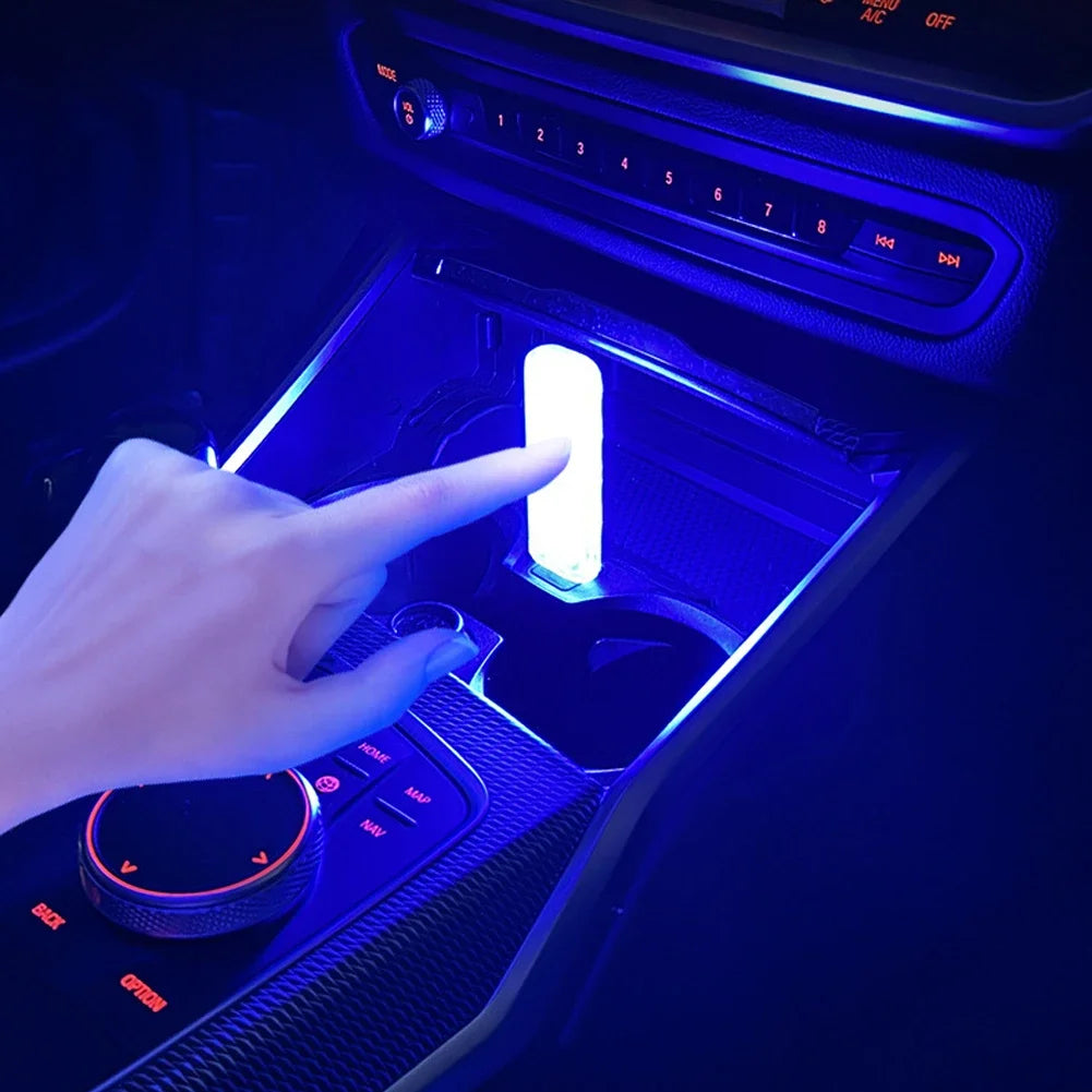 Universal Auto USB Atmosphäre Licht 5V USB Lade Touch Control Licht