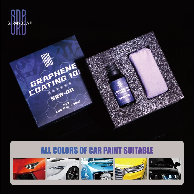 Graphen-Keramikbeschichtung – 10H-Keramikbeschichtung für Autos mit UV-Glühtechnologie | Ultra High Gloss & Shine, ex...