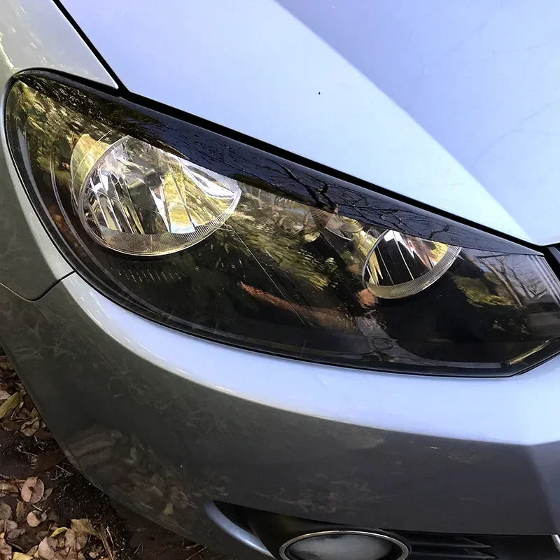 VW Golf 6 MK6 GTI Scheinwerfer Abdeckung Schwarz – SwissGlanzGarage Ansicht 4