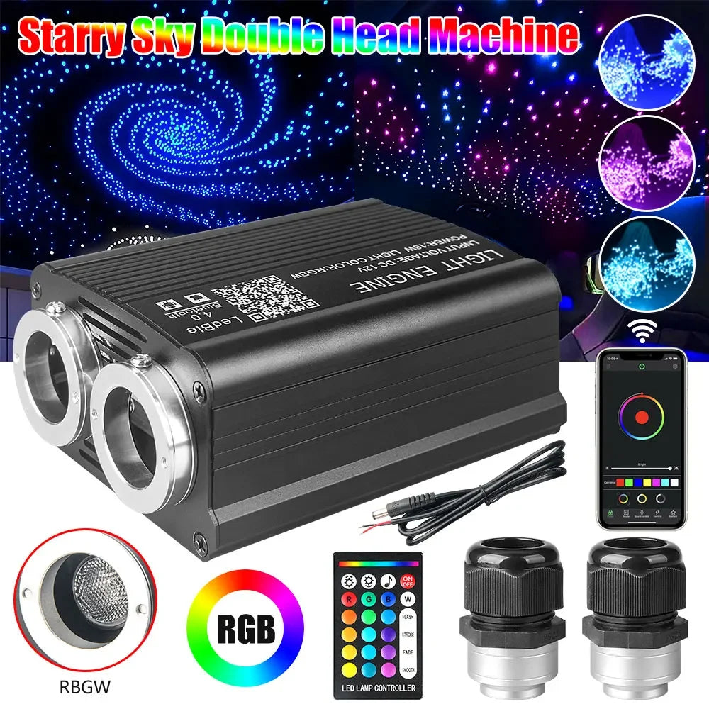 Auto Starry Sky Licht Fiber Optic Lichter LED Auto Innen…