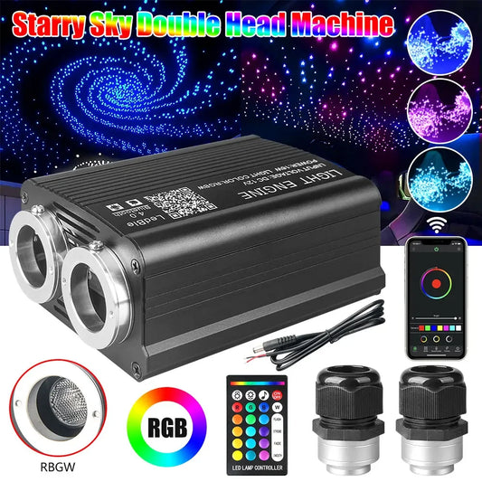 Auto Starry Sky Licht Fiber Optic Lichter LED Auto Innen…
